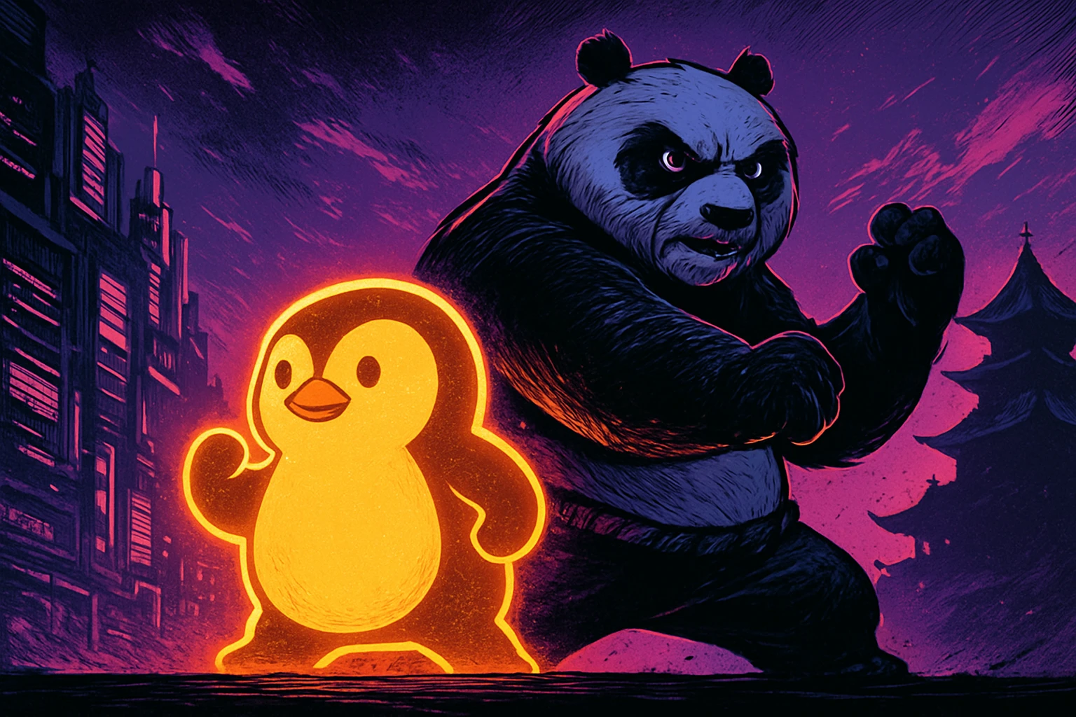 胖企鹅NFT宣布合作《功夫熊猫》，Pudgy Penguins跨界梦工厂宇宙